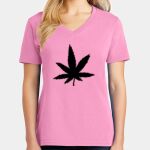 Women's Core Cotton V Neck Tee Thumbnail