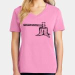 Women's Core Cotton V Neck Tee Thumbnail