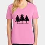 Women's Core Cotton V Neck Tee Thumbnail