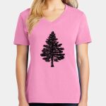 Women's Core Cotton V Neck Tee Thumbnail