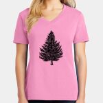 Women's Core Cotton V Neck Tee Thumbnail