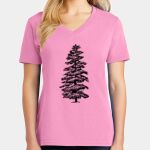 Women's Core Cotton V Neck Tee Thumbnail