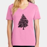Women's Core Cotton V Neck Tee Thumbnail