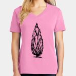 Women's Core Cotton V Neck Tee Thumbnail