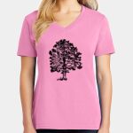 Women's Core Cotton V Neck Tee Thumbnail