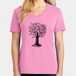 Women's Core Cotton V Neck Tee Thumbnail