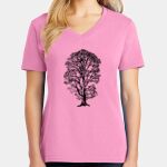 Women's Core Cotton V Neck Tee Thumbnail