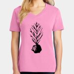 Women's Core Cotton V Neck Tee Thumbnail