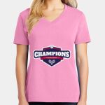 Women's Core Cotton V Neck Tee Thumbnail