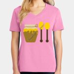 Women's Core Cotton V Neck Tee Thumbnail