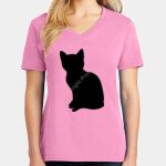 Women's Core Cotton V Neck Tee Thumbnail