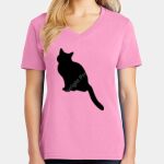 Women's Core Cotton V Neck Tee Thumbnail