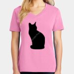 Women's Core Cotton V Neck Tee Thumbnail