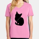 Women's Core Cotton V Neck Tee Thumbnail