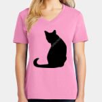 Women's Core Cotton V Neck Tee Thumbnail