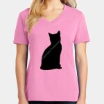 Women's Core Cotton V Neck Tee Thumbnail