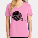 Women's Core Cotton V Neck Tee Thumbnail