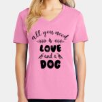 Women's Core Cotton V Neck Tee Thumbnail