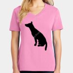 Women's Core Cotton V Neck Tee Thumbnail