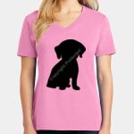 Women's Core Cotton V Neck Tee Thumbnail