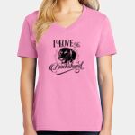 Women's Core Cotton V Neck Tee Thumbnail