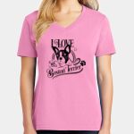 Women's Core Cotton V Neck Tee Thumbnail