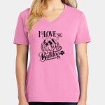 Women's Core Cotton V Neck Tee Thumbnail