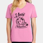 Women's Core Cotton V Neck Tee Thumbnail