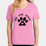 Women's Core Cotton V Neck Tee Thumbnail