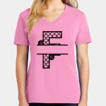 Women's Core Cotton V Neck Tee Thumbnail