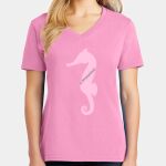 Women's Core Cotton V Neck Tee Thumbnail