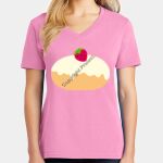 Women's Core Cotton V Neck Tee Thumbnail