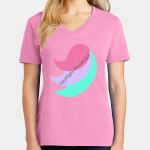 Women's Core Cotton V Neck Tee Thumbnail