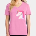 Women's Core Cotton V Neck Tee Thumbnail
