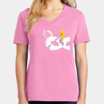 Women's Core Cotton V Neck Tee Thumbnail