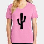 Women's Core Cotton V Neck Tee Thumbnail