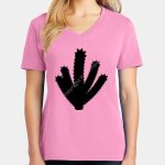 Women's Core Cotton V Neck Tee Thumbnail