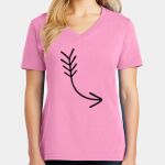 Women's Core Cotton V Neck Tee Thumbnail