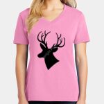 Women's Core Cotton V Neck Tee Thumbnail