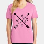 Women's Core Cotton V Neck Tee Thumbnail