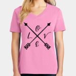 Women's Core Cotton V Neck Tee Thumbnail