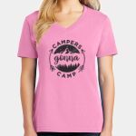 Women's Core Cotton V Neck Tee Thumbnail