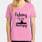 Women's Core Cotton V Neck Tee Thumbnail