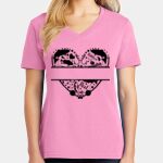 Women's Core Cotton V Neck Tee Thumbnail