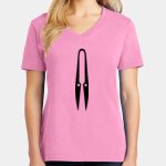 Women's Core Cotton V Neck Tee Thumbnail