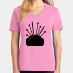 Women's Core Cotton V Neck Tee Thumbnail