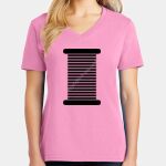Women's Core Cotton V Neck Tee Thumbnail