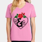 Women's Core Cotton V Neck Tee Thumbnail