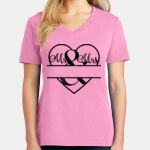 Women's Core Cotton V Neck Tee Thumbnail