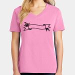 Women's Core Cotton V Neck Tee Thumbnail